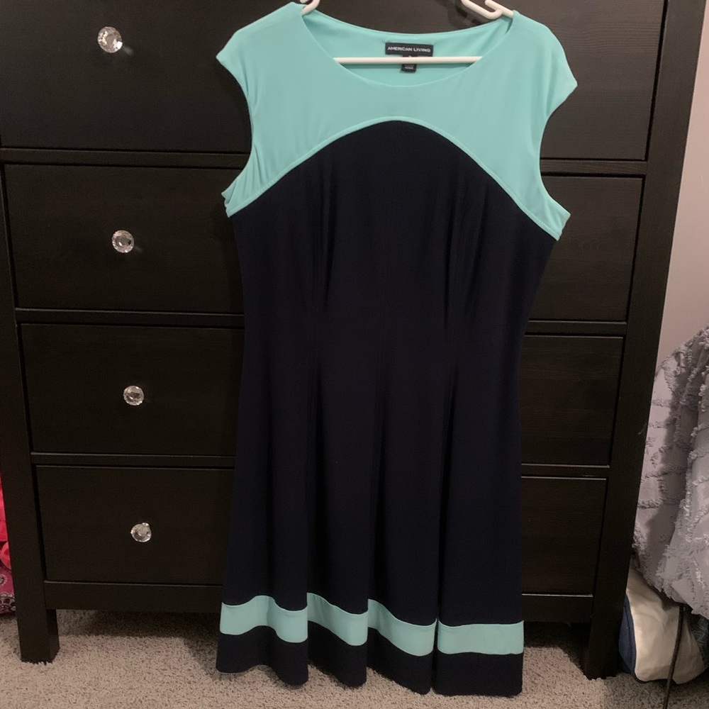 Blue dress